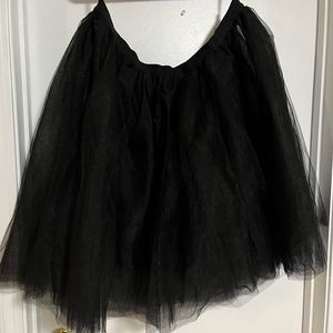 Lane Bryant Black Tulle Tutu Skirt, Plus Size 24